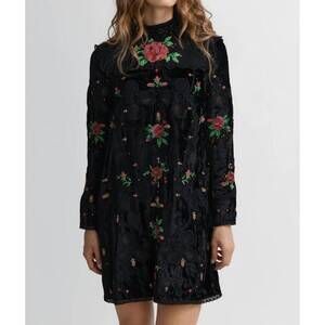 NEW MANOUSH nappe mini dress in black